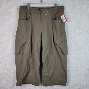 NWT Lg Sugoi Men Tan Hans Scmantz LZR Lizard Ripstop Lined Padded Cylcing Shorts
